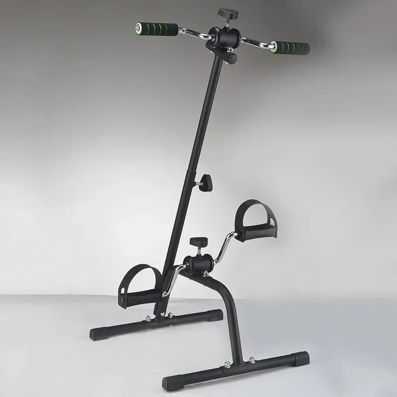 Leg pedal trainer bicycle treadmill vertical rehabilitation bicycle armrest bicycle stepping indoor mini fitness exercise