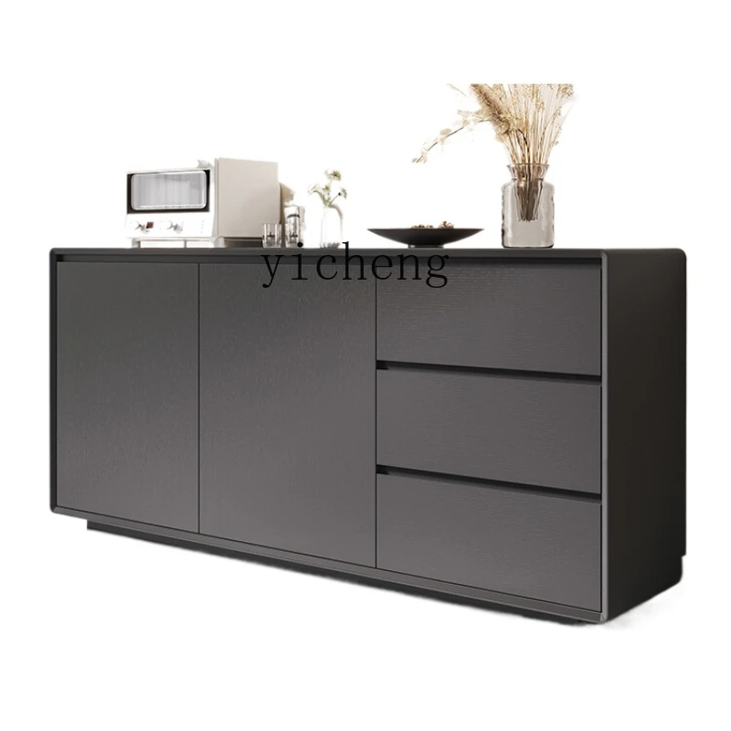 ZK Minimalist Floor Sideboard Cabinet Modern Minimalist Living Room Home Kitchen Large Capacity Storage Cabinet