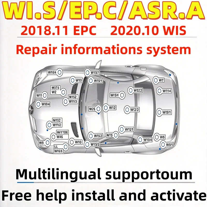 2026 hot sell,  MB WIS 2020.10+ EPC 2018.11 Accessory Query System and Maintenance Information Query System, installation help