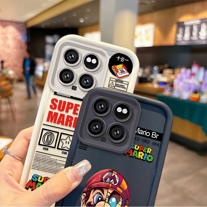Super M-Mario B-Bros Case For Xiaomi Poco X7 X6 X5 X3 F6 F5 NFC F3 M6 Pro 4G Mi 13 12 11 Lite 5G 14 13T 12T 11T 14T Pro Cover