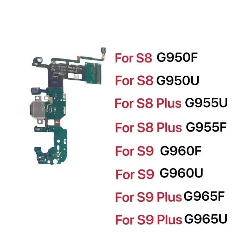 Ładowarka USB złącze portu ładowania portu dokującego Flex Cable dla Samsung S8 S9 Plus G950F G950U G955F G955U G960F G960U G965F G965U