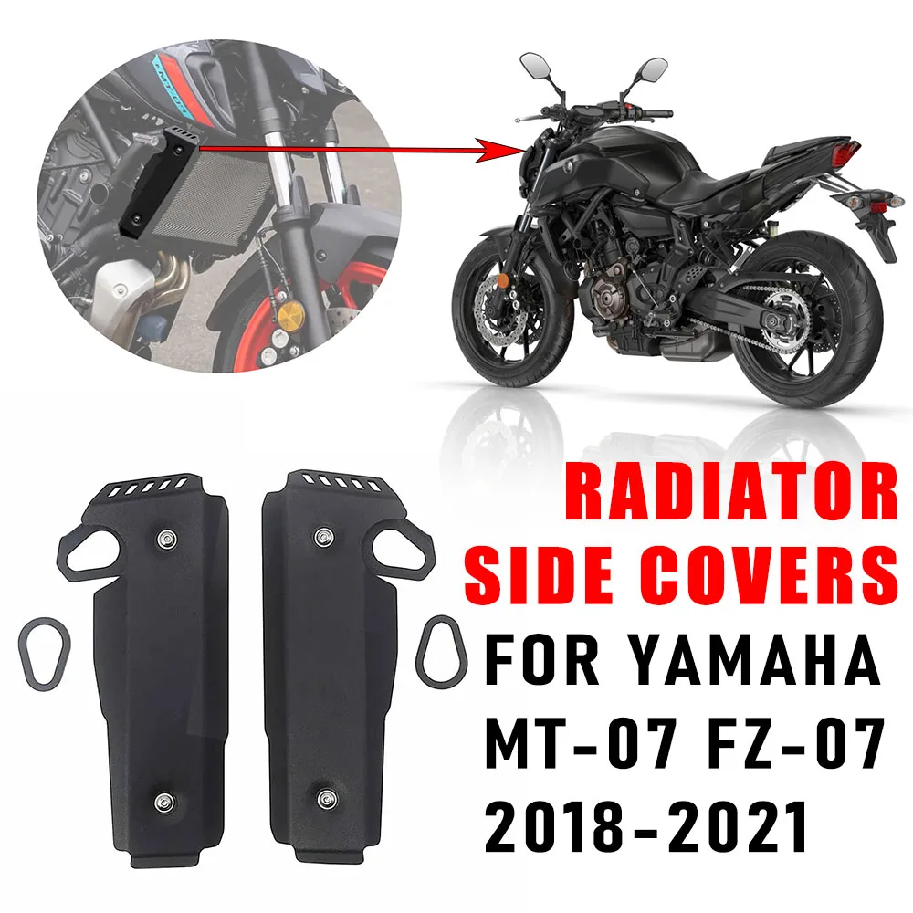 

MT-07 NEW Motorcycle Accessories Radiator Side Covers Protective Guard For YAMAHA MT-07 FZ-07 MT07 FZ07 2018 2019 2020 2021