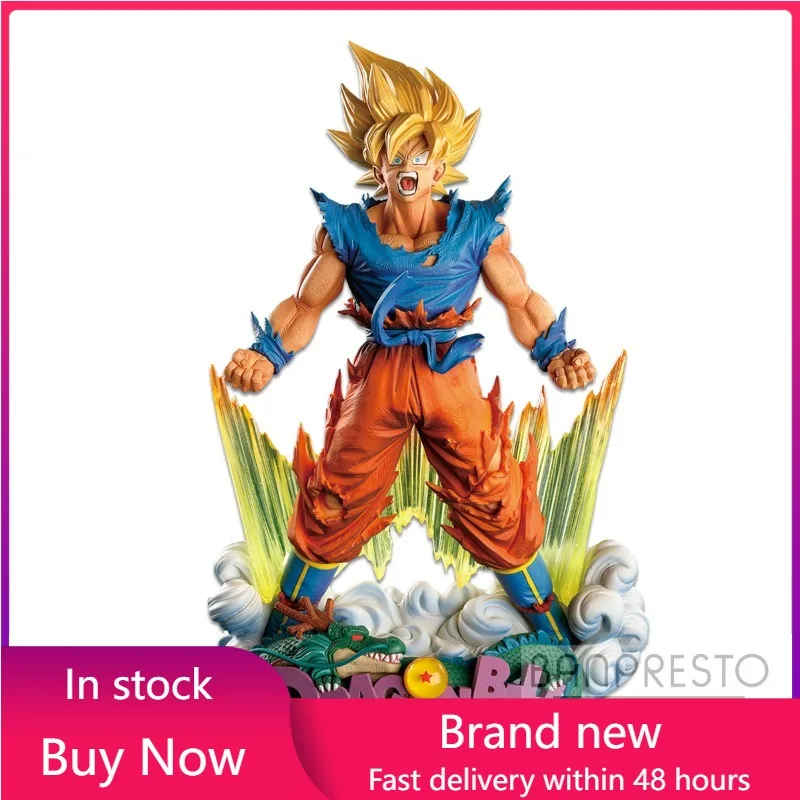 

In stock BANDAI Original SMSD Dragon Ball Z Son Goku PVC Action Anime Figure Model Toys Figure Collection Doll Gift