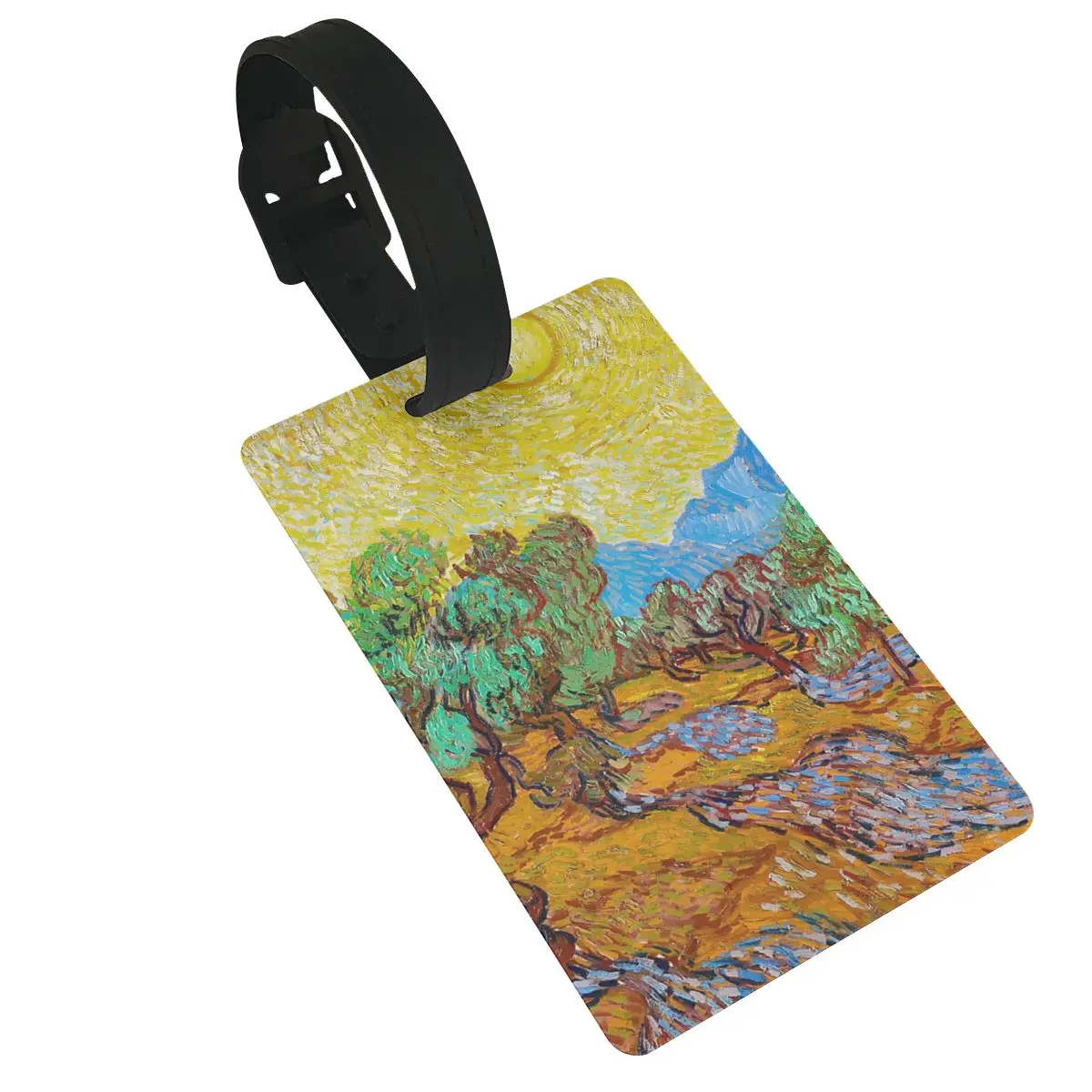 Vincent Van Gogh Olive Trees Landscape Luggage Tags Suitcase Travel Baggage Boarding Tag Portable Label Holder ID Name Address