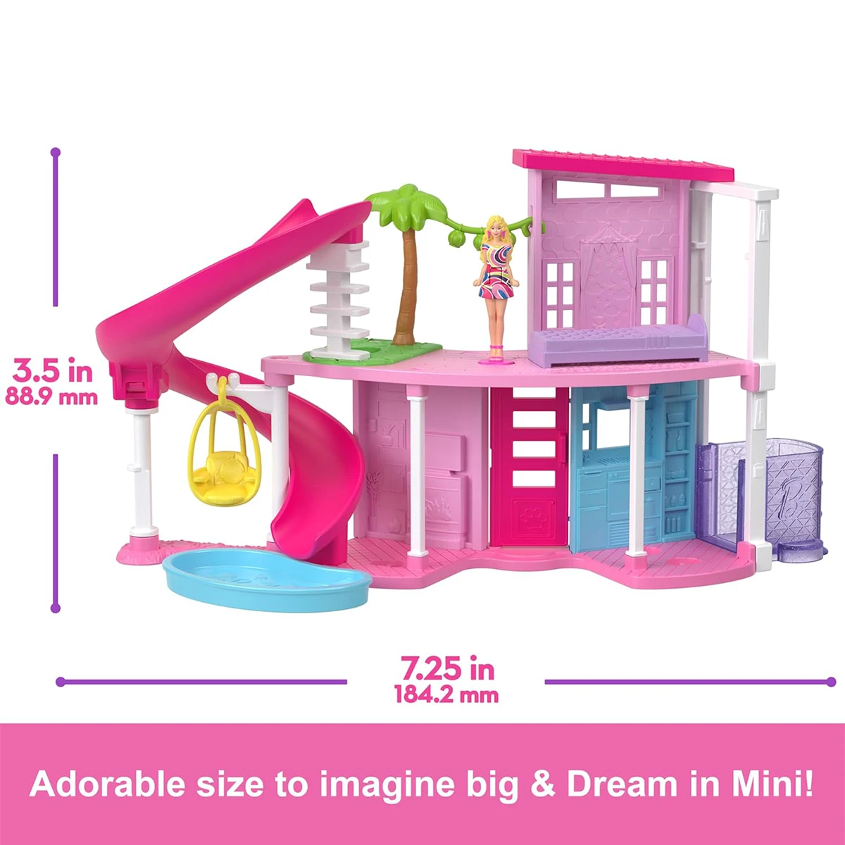 Mattel Barbie Paradise Mansion Series, Creative House Playing Toys for Girls, Christmas Gifts