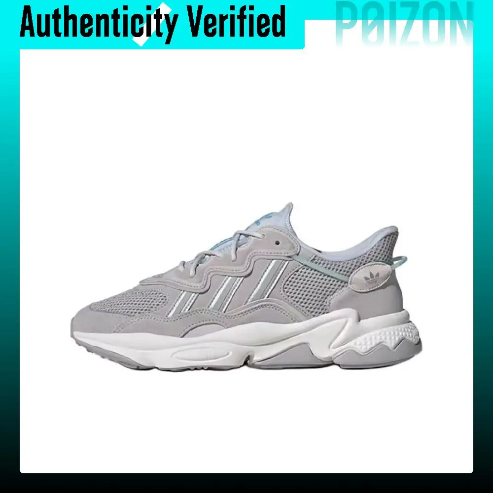 Adidas Originals Ozweego Sports Casual Low top Chunky Sneakers Unisex Gray White ID3188