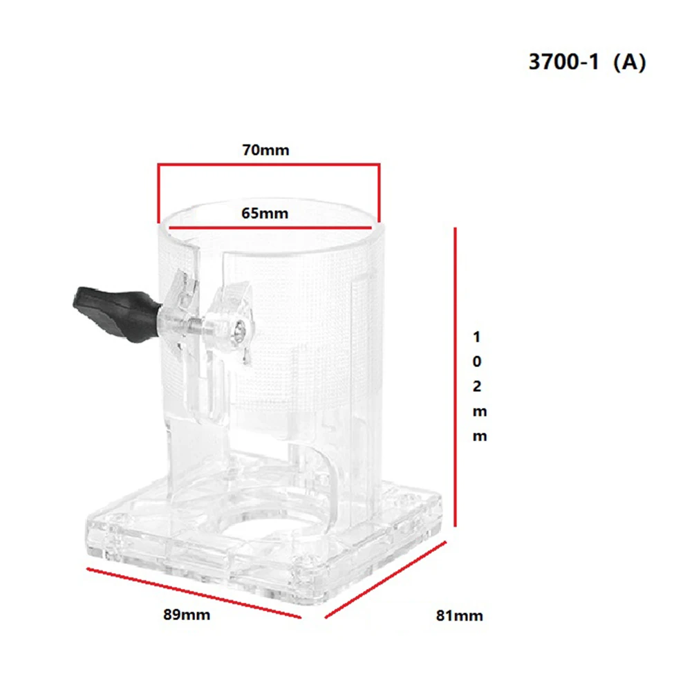 

1pc Wooden Router Base Trimming Milling Machine Base Electric Trimmer Machines Base For WORX WU601 For Power Tools