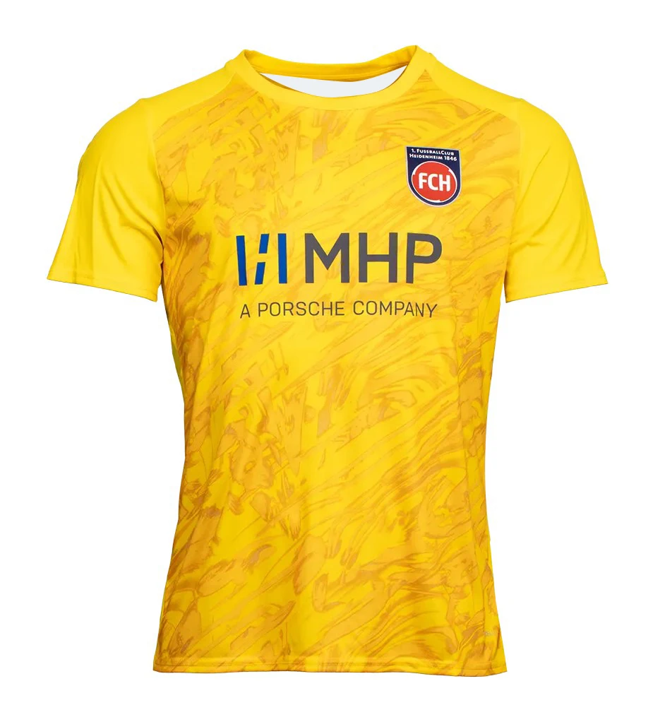 FC Heidenheim 2026/27 Saison Heimtrikot, 3D-Druckdesign Schnell Trocknendes Atmungsaktives T-Shirt, Herren und Damen Mesh Fußball-T-Shirt – Detail 6