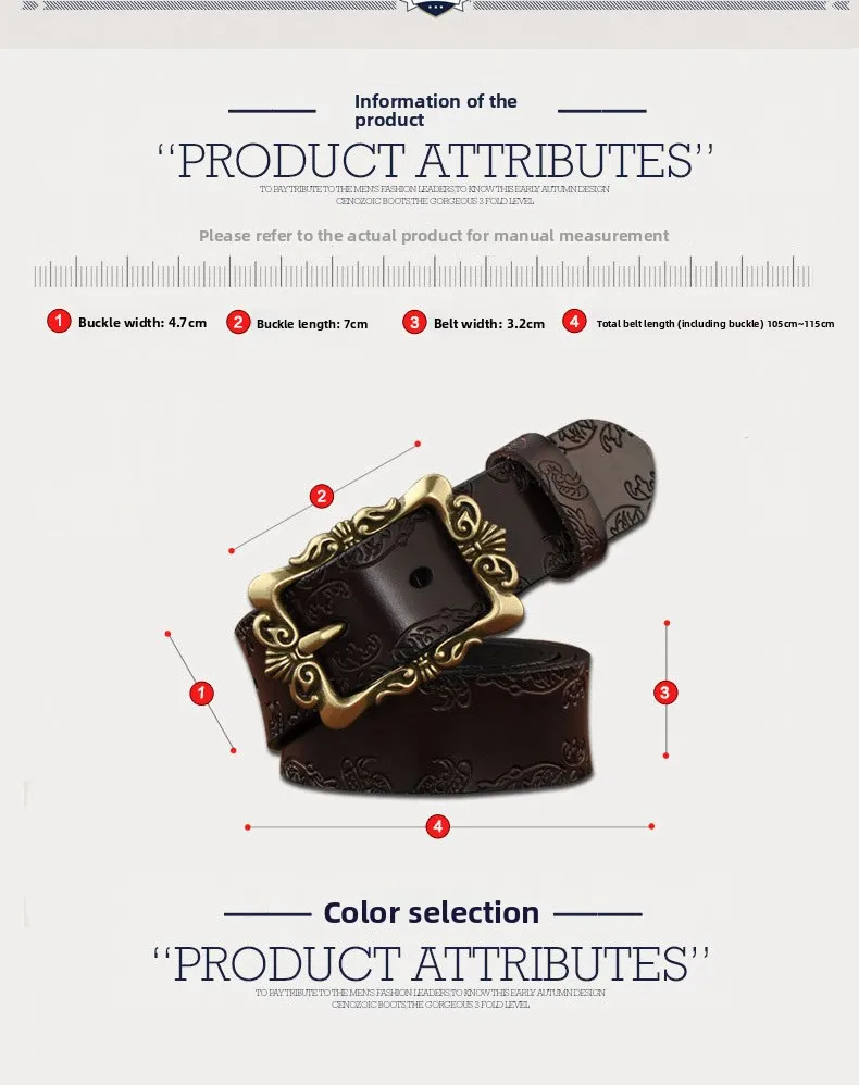 Women's Leather Belt Simple Versatile Korean Leather Wide Belt for Women Decorative Casual Fashion Student Jeans Belt Trendy