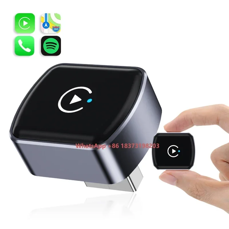 

Адаптер Fuallwin для Android Auto и CarPlay: Быстрое беспроводное подключение, мини-USB-донгл для CarPlay