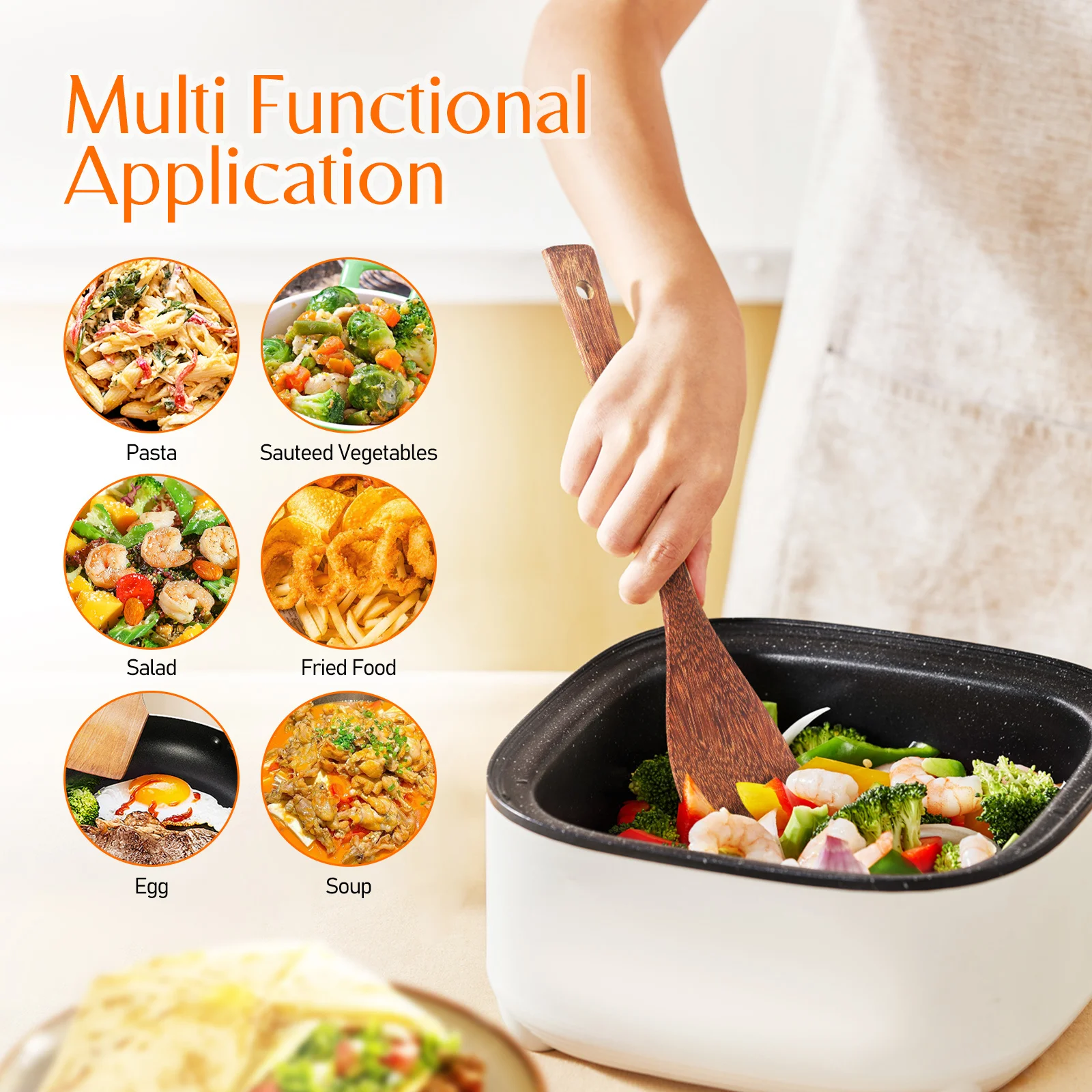 

3Pcs Cooking Spatula Wood Turner Set Nonstick Flat Slotted Kitchen Utensils for Use Wooden Spatula