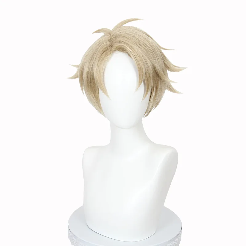 Xiu Dan, Spy X Family, Lloyd Fogg, Dämmerung, Cosplay-Perücke, Latte Color Seitenscheitel mit Pony, 499D