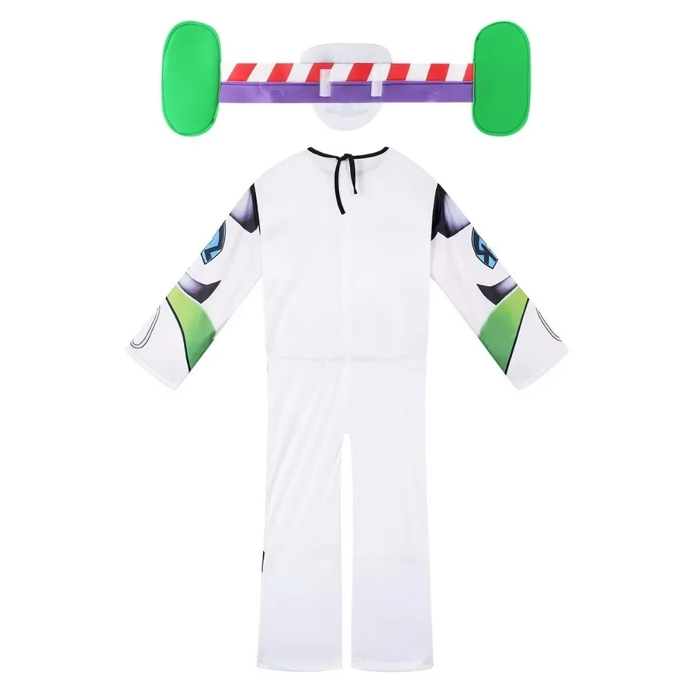 Toy Story Buzz Lightyear Children Jumpsuit Cosplay Costume Astronaut Kids Bodysuit with Mask Christmas Carnival Party Dress Up