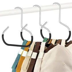 1/3/5pcs Durable Circle Ring Hat Hanger Closet Hat Hanger Baseball Cap Rack Organizer Hat Hanging Holder Scarf Towel Tie Storage
