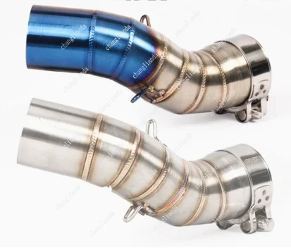 Suitable for Z900 motorcycle exhaust removal Z900 back pressure pack Z900 adapter middle section exhaust pipe