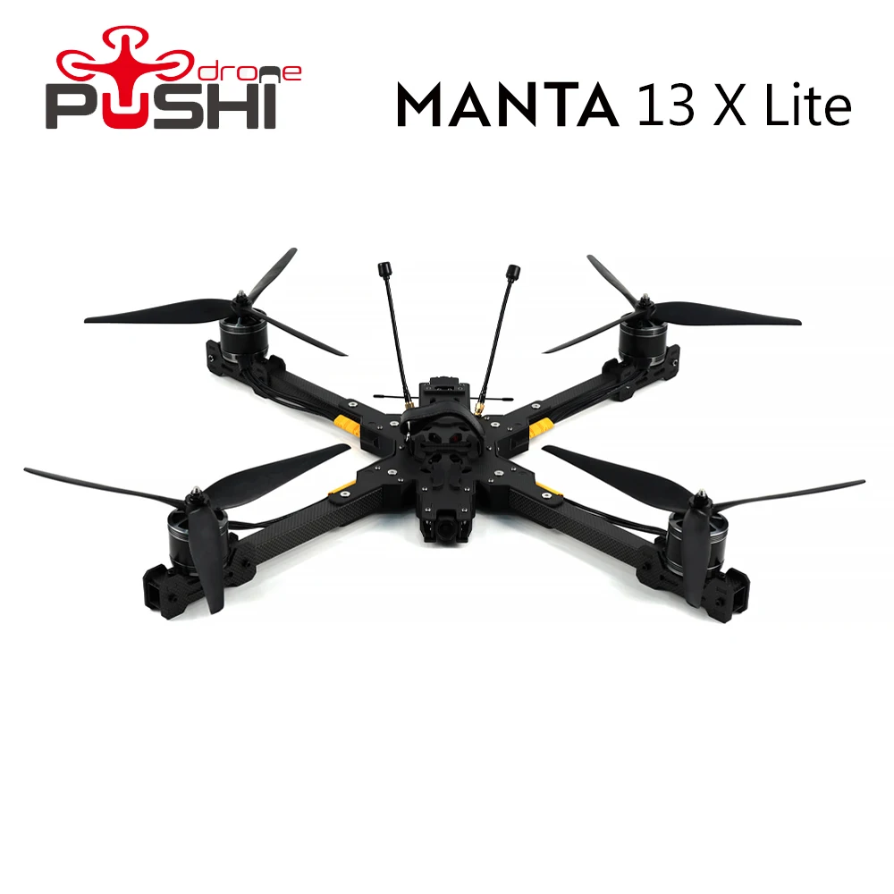 

Manta 13 X Lite 13 inch BNF Long Range Heavy Payload Fast Plug 6S FPV Drone F722 ESC Motor Link HD DJI O3 Camera RC Quadcopter