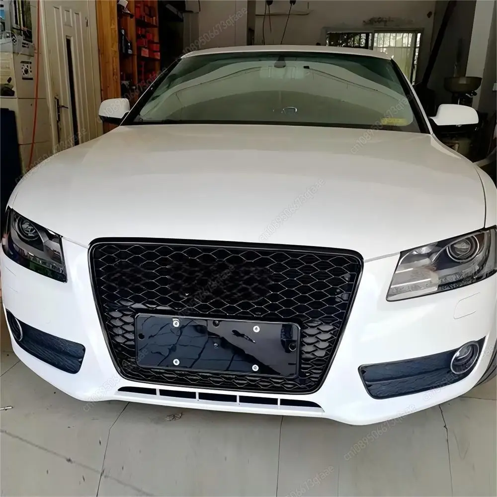 سيارة الجبهة شبكة الوفير مصبغة العسل المبرد هود شبكة سباق الشوايات الجسم أطقم لأودي A5 S5 B8/8T 2008-2012 أسود 8T0853651