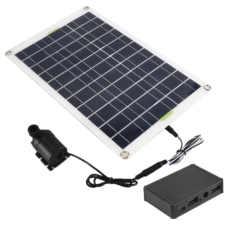 A40Z-1 مجموعة 50 واط مضخة مياه تعمل بالطاقة الشمسية منخفضة الضوضاء لحديقة الأسرة نافورة الماء مضخة الري مضخة نافورة شمسية #1