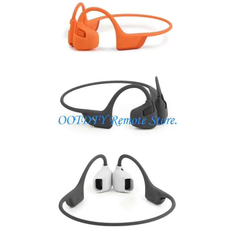  Housing Shell Skin Pair in Silicone, Speaker Window Cutout Case with Matte Finish for Carry and Drawer Storage Use Daily