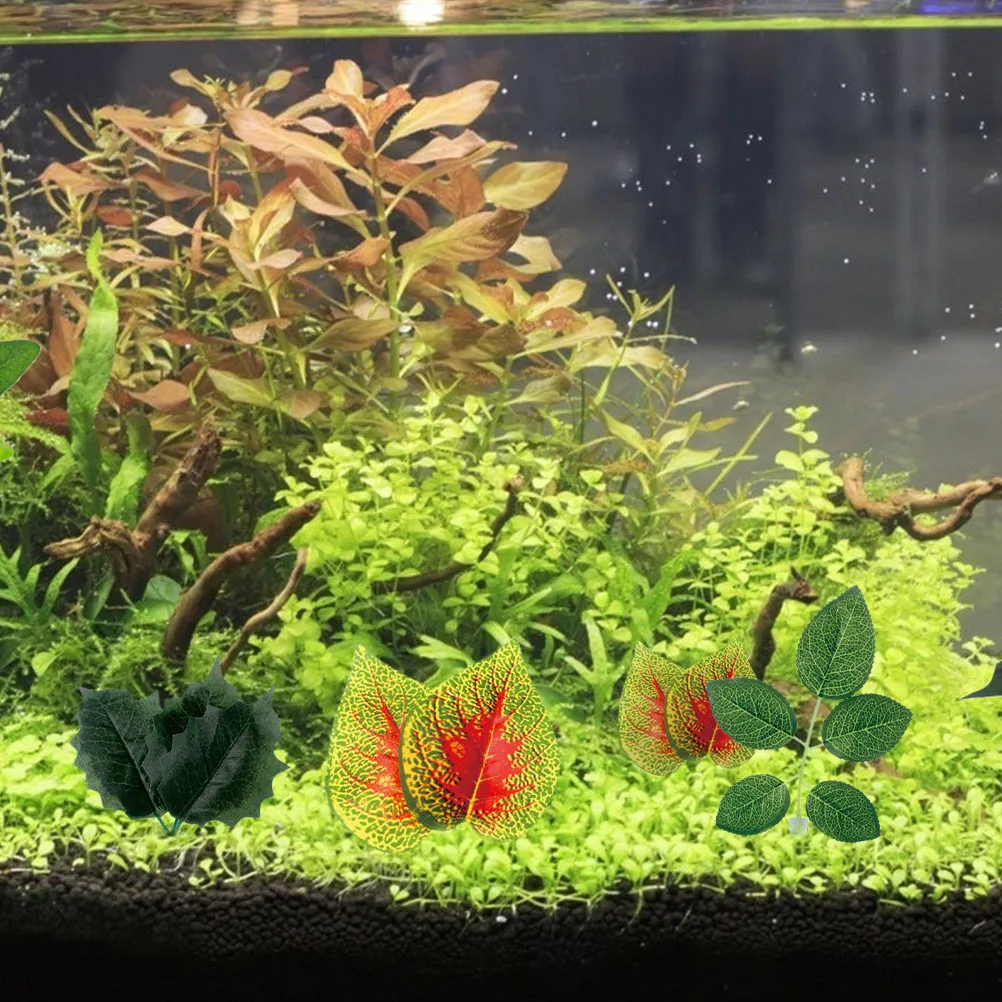 

Aquarium Aquatic Plants Decoration for Fish Tanks Décor Plastic Artificial Fake