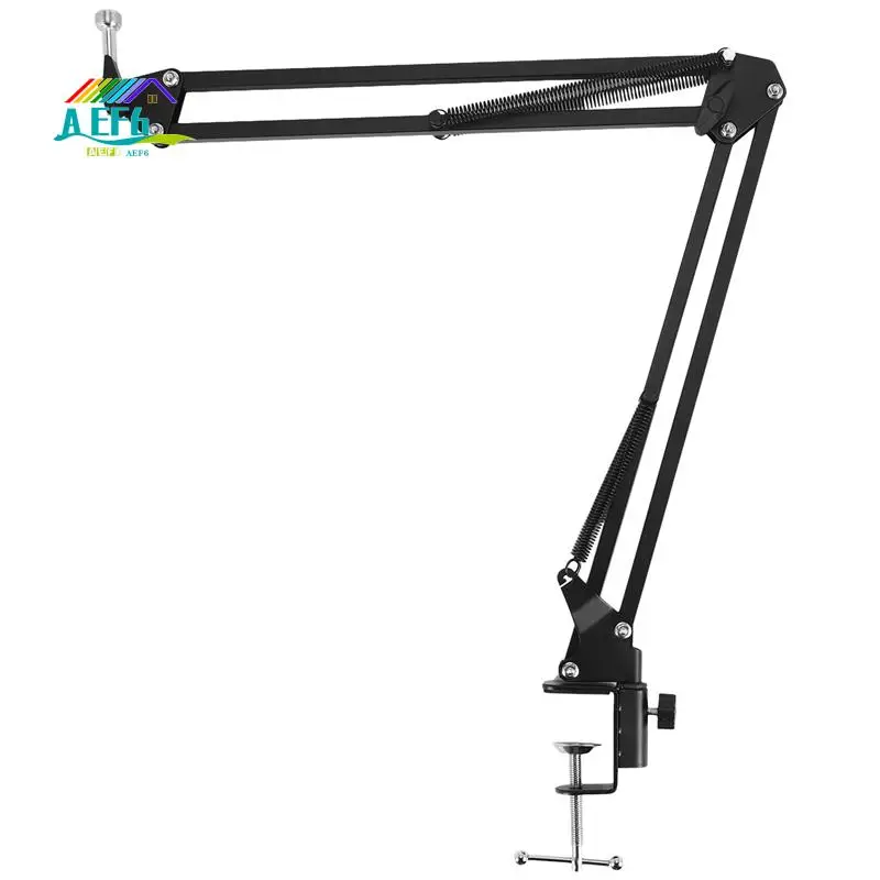 

AEF6-Microphone Scissor Arm Stand 75Cm High Tabletop Boom Mic Suspension Mount For Blue Yeti Pro USB Microphone Holder