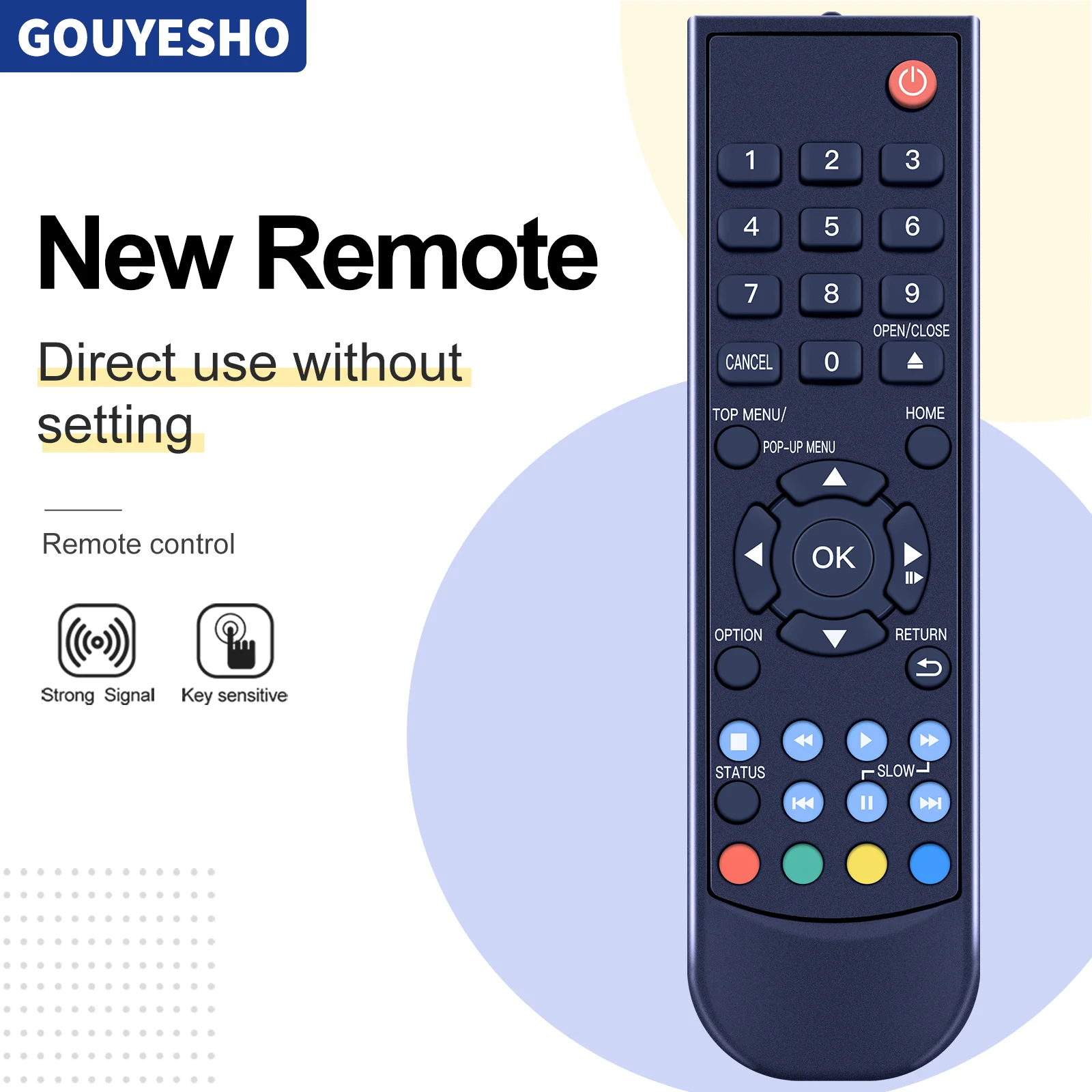 New N2QAYA000205 Remote Control for Panasonic DP-UB150 DP-UB154 DP-UB450 DP-UB159 DP-UB154EG-K BluRay DVD Player