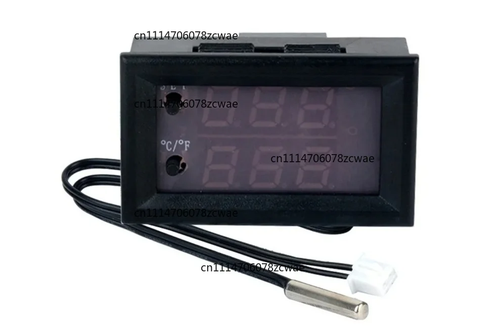 For Incubator Pet House Smart Includes 10K 0.5% Waterproof Sensor W2809 Digital Dual Display Temperature Controller
