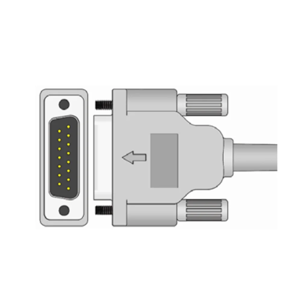 EK-11B Popular EKG Cable With 10 Leadwires Bionet Cardiocare 2000 10K For EKG machine cardiograph collection