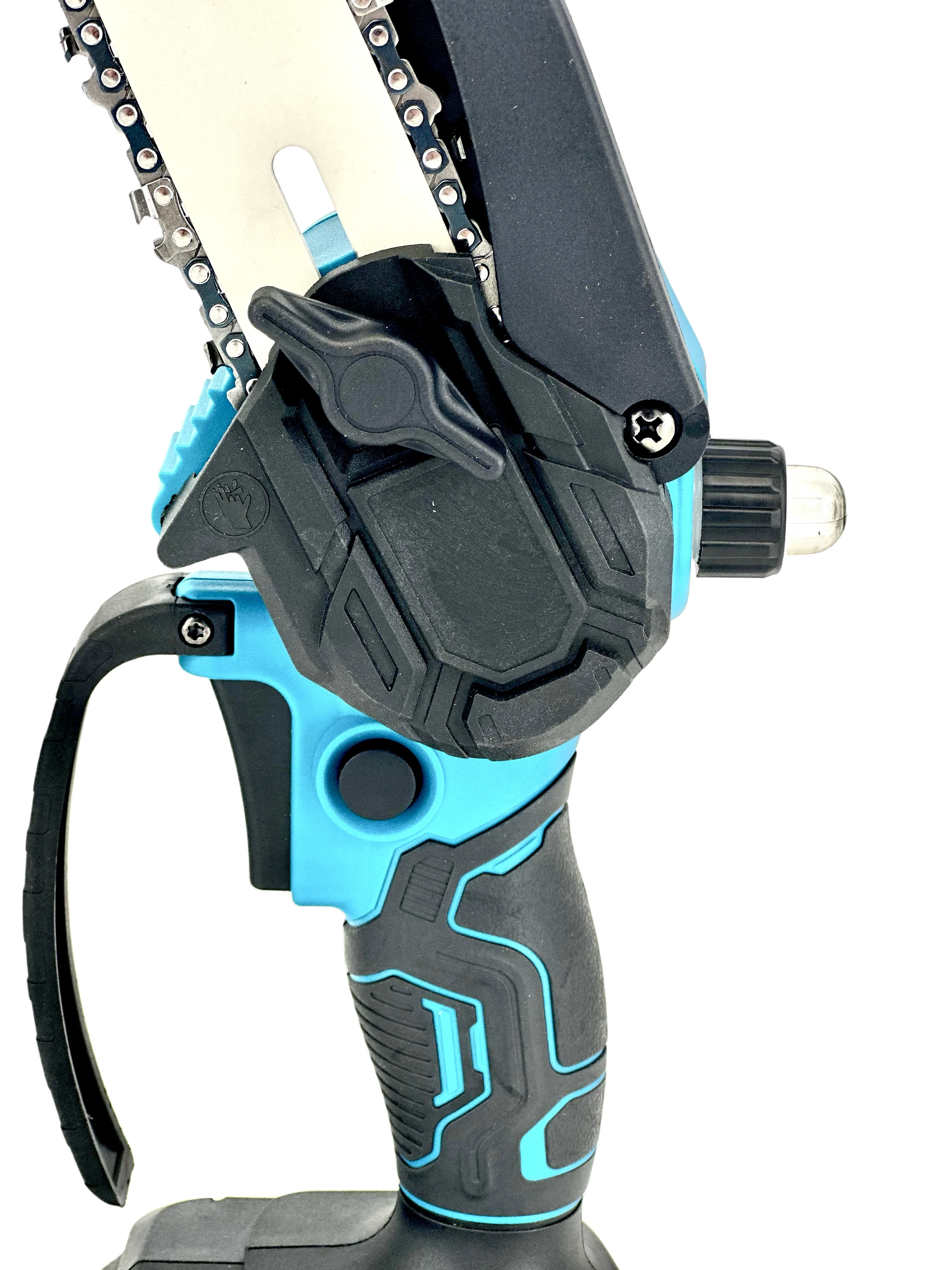 24V Cordless Electric Chain Saw 6-Inch Portable Lithium Battery Chainsaw Durable For DIY Industrial Woodworking