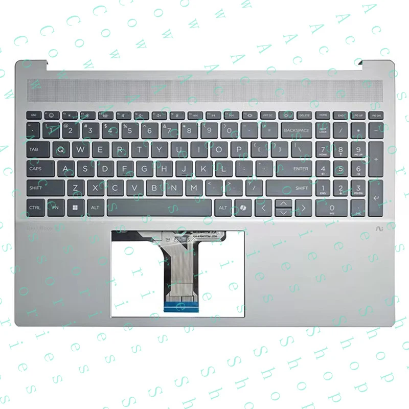 PP+ P34238-001 New Palmrest Upper Case US Backlit KB for HP OmniBook 5 NGAI PC 16-ag