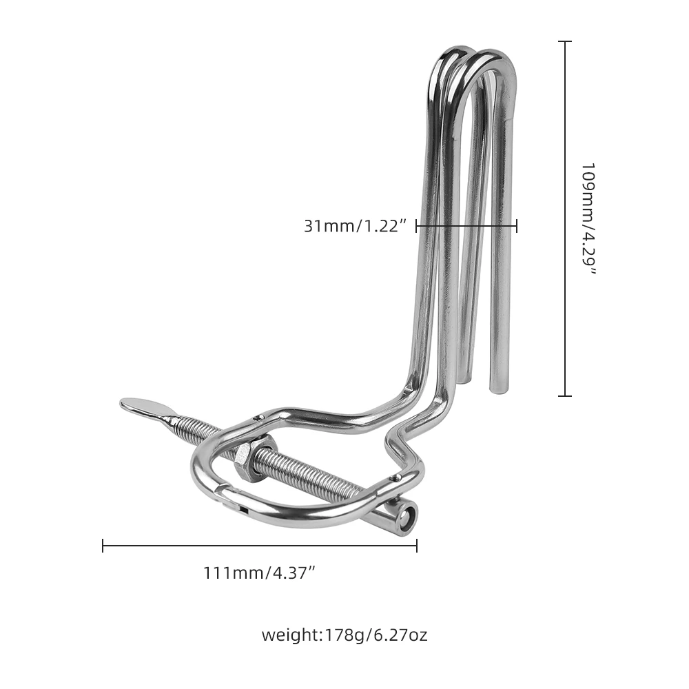 1pcs, Adjustable metal vaginal dilators, anal dilators, vaginal peeping, adult sex toys view 3