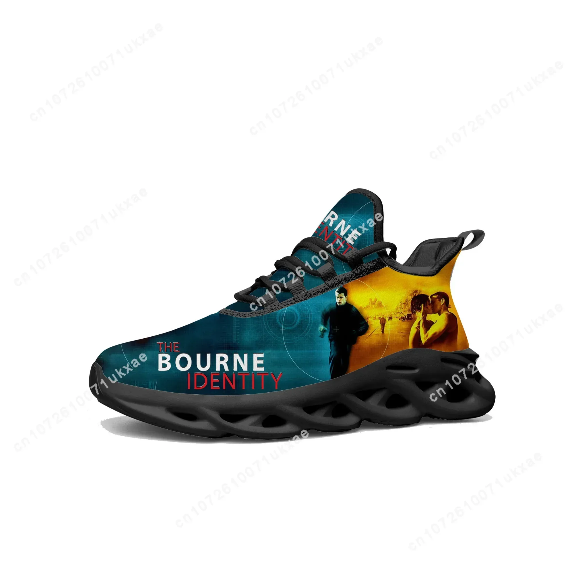 Bourne Identity Flats Sneakers Mens Womens Sports Shoes High Quality Matt Damon Sneaker Lace Up Mesh Footwear Custom Made Shoe