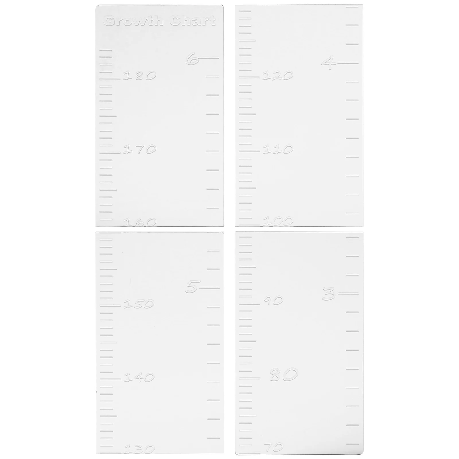 

Acrylic Height Measurement Mirror Home Decor Kids Wall Chart Sticker Easy Clean Precise Reading Growth Tracker Ruler Decals