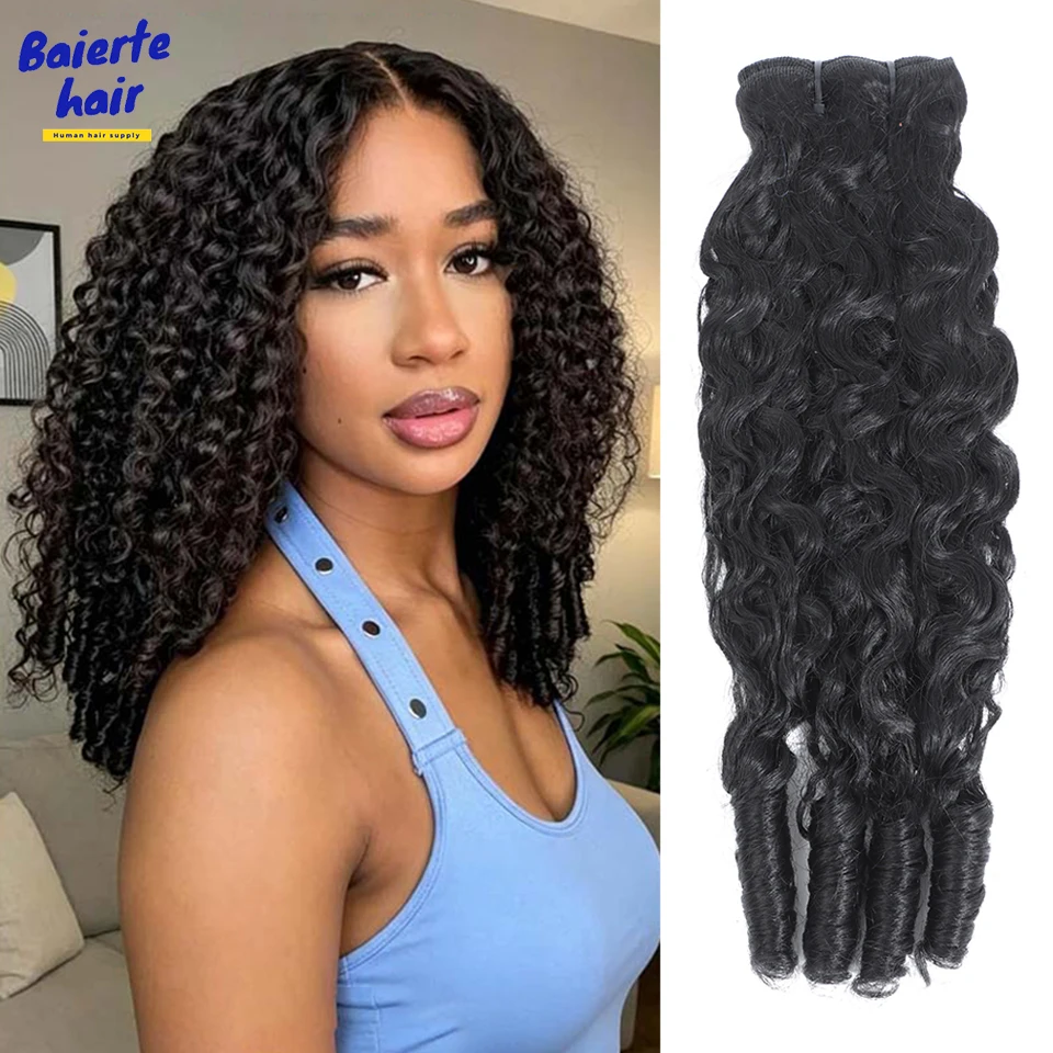 15A Burmese Pixie Curly Human Hair Bundles Deals Vietnamese Raw Human Virgin Hair Weave Bundle 14-24 Inches Ocean Spiral Curly Hair Bundles 1/3/4 Bundles Wet and Wavy Human Hair Bundle Quick Weave for Women Water Wave with Spiral Curly End Hair Extensions