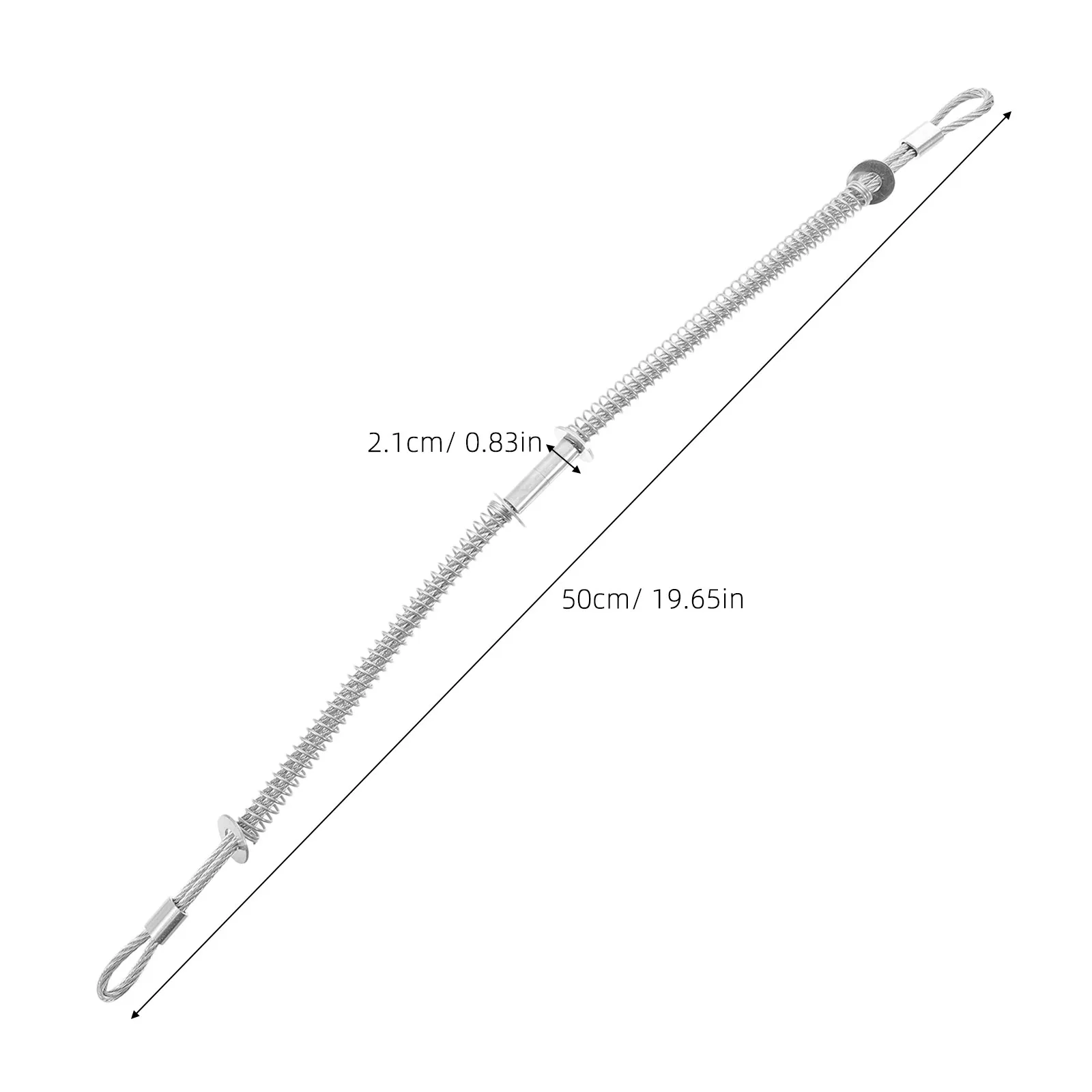 2Pcs Hydraulic Hose Safety Whip Check Cable Restraint High Pressure Hose Protector Industrial Pipeline Tether Pipe Safety Cable