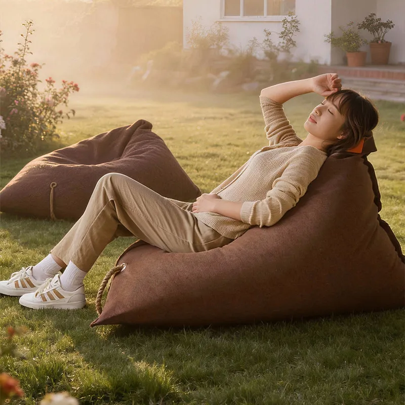 Sofa household parent-child leisure can lie down and sleep bedroom balcony small apartment single sofa