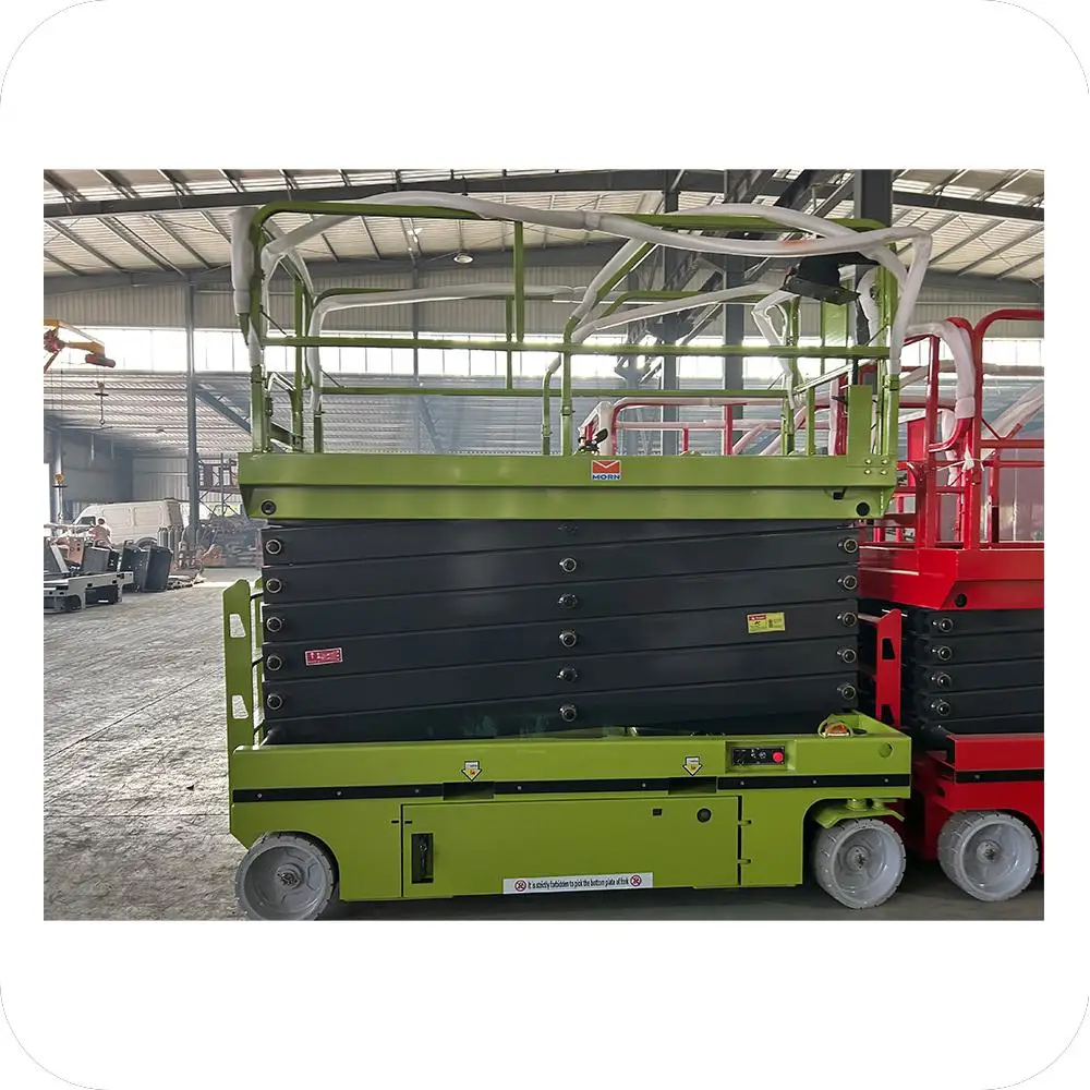 Customized 4-18m Rough Terrain Self Propelled Track Scissor Lift Mobile Hydraulic Electric Lifting Scaffold Work Platform ATV
