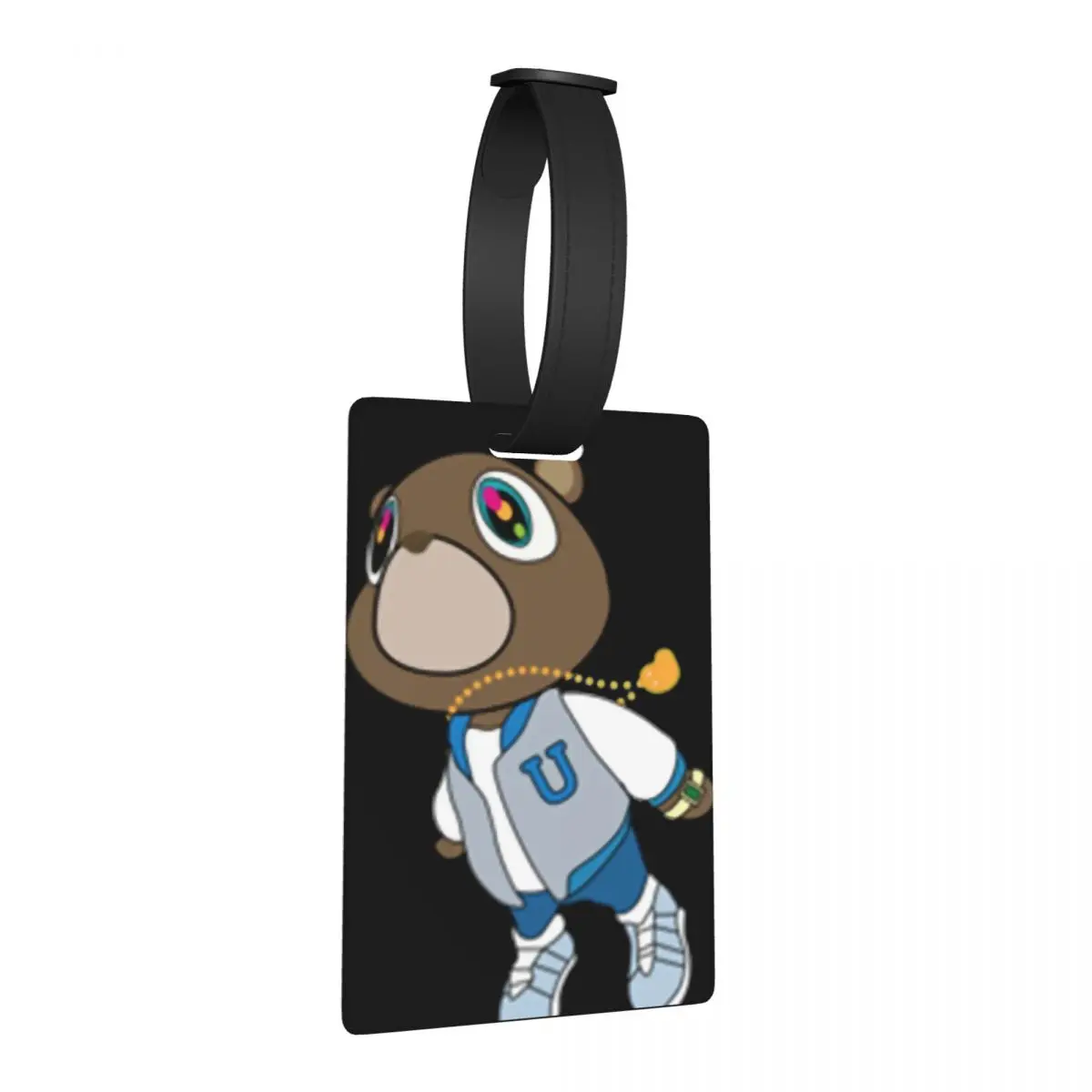 

Kanye West Dropout Bear Chicago винтажные выпускные багажные бирки чемодан милый багаж посадковая бирка держатель этикетки ID имя адреса