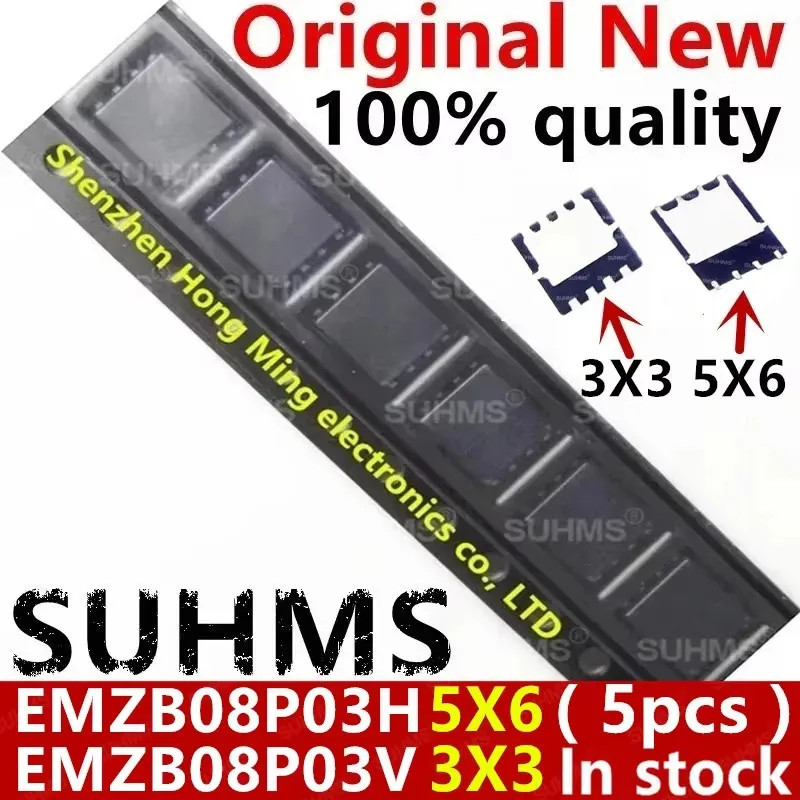 (10piece) 100% New EMZB08P03H EMZB08P03V EMZB08P03 ZB08P03 QFN-8