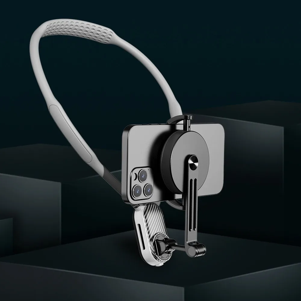 Tragbare Quick Release Magnetische Hals Halterung Hand Frei Universal Hals Handy Halter Mobile Halter Vlog Selfie