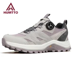 HUMTTO 2025 Hiking Shoes Women Mesh Sneakers Breathable Fashion Mountain Shoes Spring Summer Work Shoes Outdoor Trekking Boots