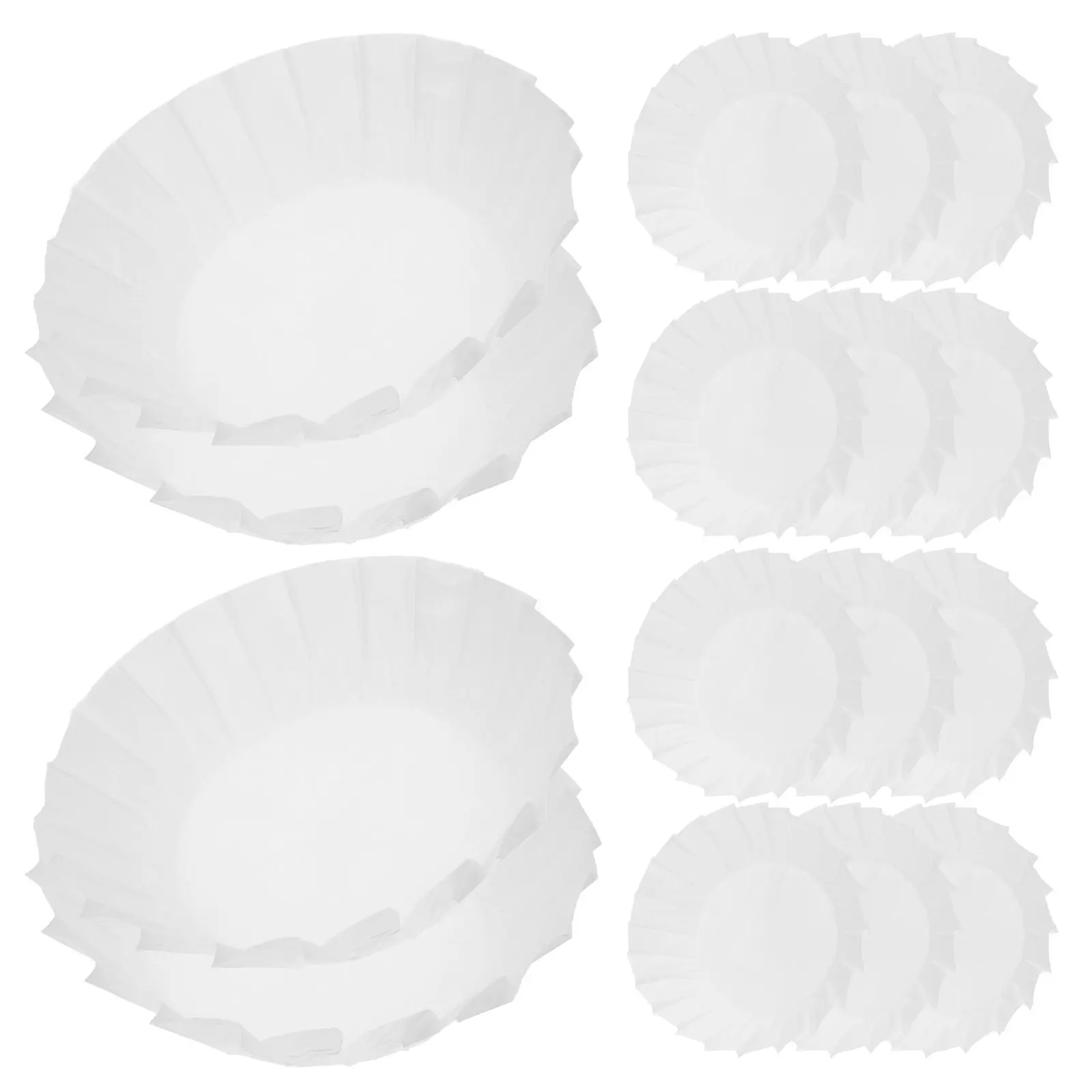 50Pcs Basque Cake Liners Oil Proof Paper Trays No Fold Design for Baking Cupcakes Cookies Coffee Desserts Grease Proof Liner