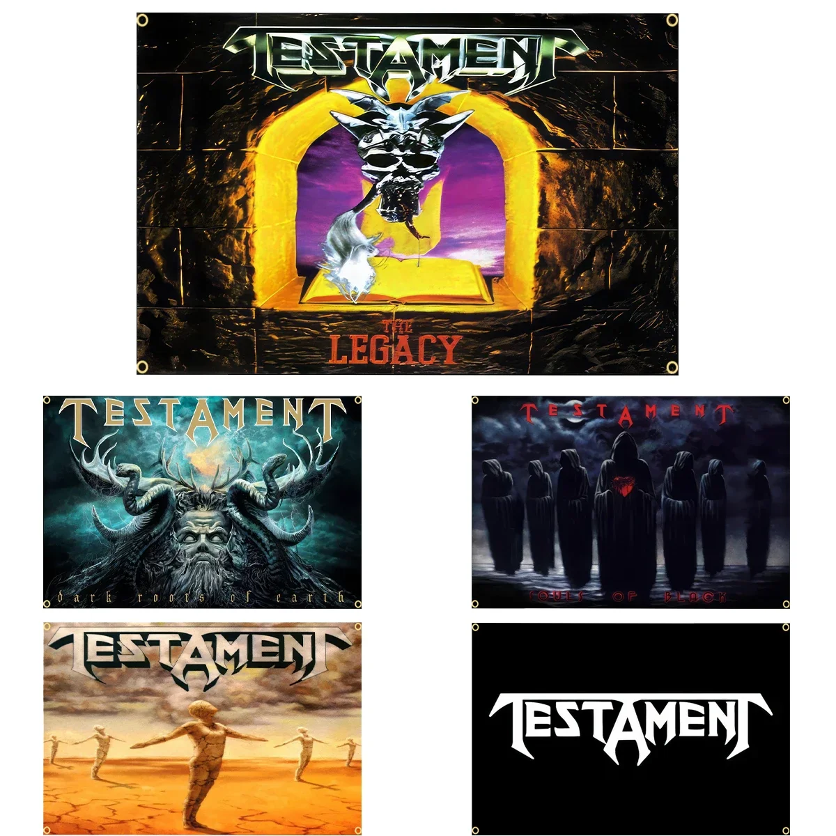 XXFLAG 90X150CM Testament Band Flag Famous rock bands in the United States Polyester Printing Thrash Metal Banner For Decor