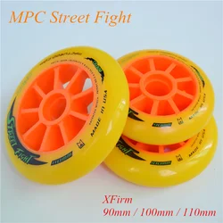 Speed Skate Wheels MPC Wheel XFIRM Competition Street Fight Orange 110mm 100mm 90mm Inline Skates Tire Asphalt Racing Marathon