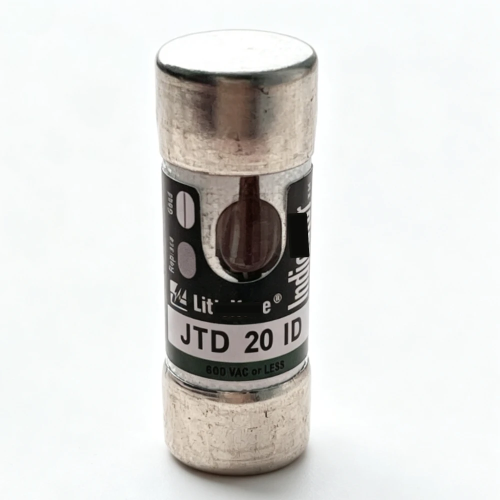 1PCS OEM JTD‑20ID Class J Time‑Delay Indicating Fuse 20A 600VAC Current‑Limiting Industrial Fuse for Motor PLC Protection