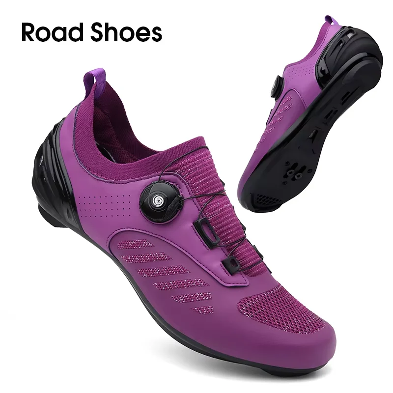Men MTB Cycling Shoes Breathable Cleats Road Bike Shoes Racing Speed Sneakers Women Mountain Bicycle Footwear for Shimano SPD SL