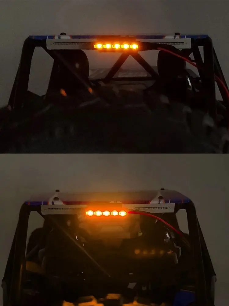 MIBIDAO Rot Gelb 32mm 65mm Dach Lampe LED Licht Für 1/10 RC Auto Axial SCX10 II 90046 AXI03006 TRX4 CC01 D90 D110 Teile
