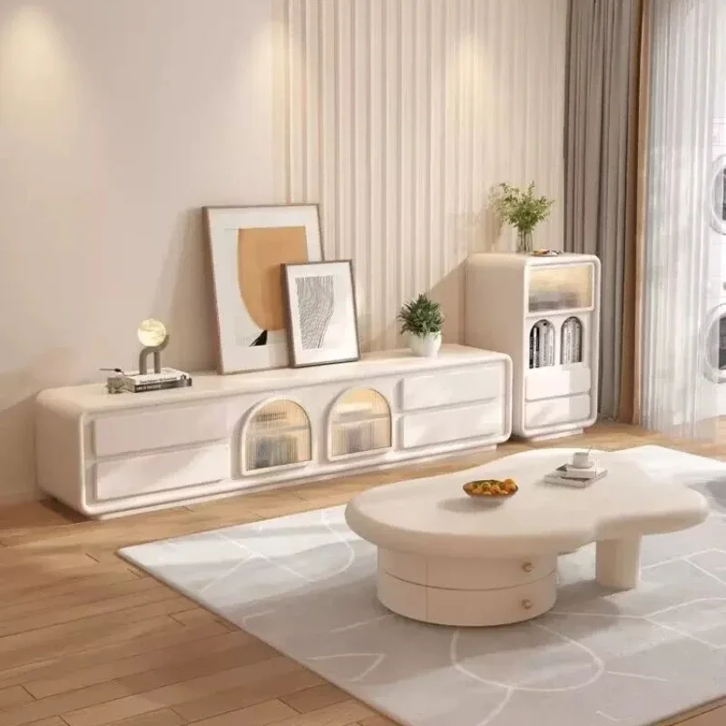Floor Console Tv Stand Sofas Rack Islands Floral Tv Stand Fluted Clearance Mobili Arredamento Casa Living Room Furniture
