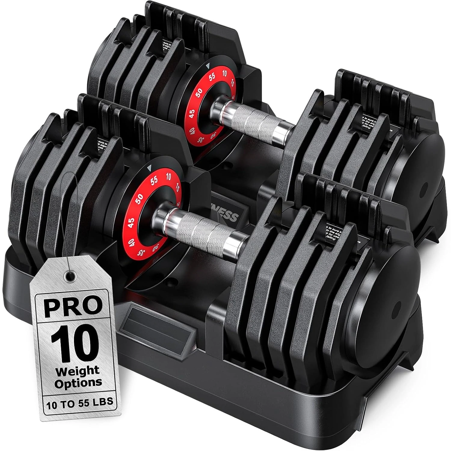 Adjustable Dumbbell Set for Home Gym Strength Training, Customized