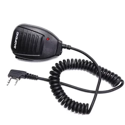 Durable Speaker Microphone Walkie-talkie 3.5mm/2.5mm Jack BF-888S Black For Baofeng Handheld Mic Microphone Radio